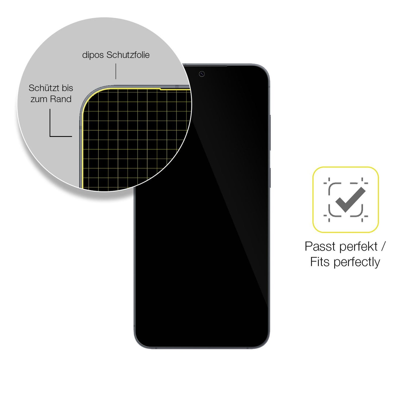 2x 3D Full Cover Schutzfolie für Samsung Galaxy S2 (7)