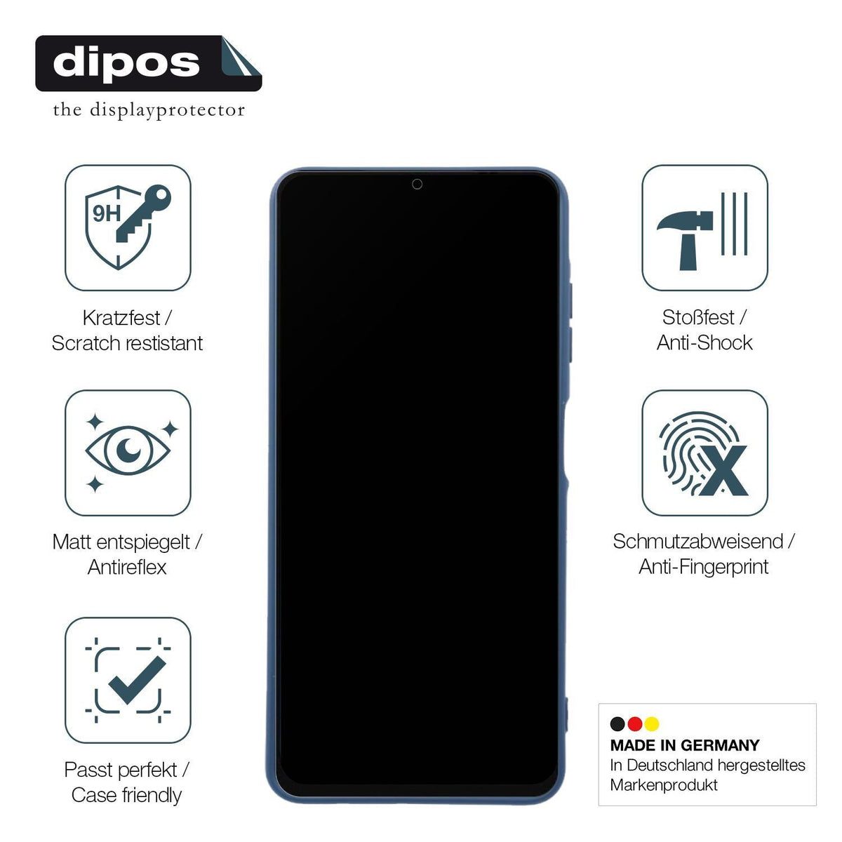 2x 9H Schutzfolie matt für Samsung Galaxy A06 Panz (7)