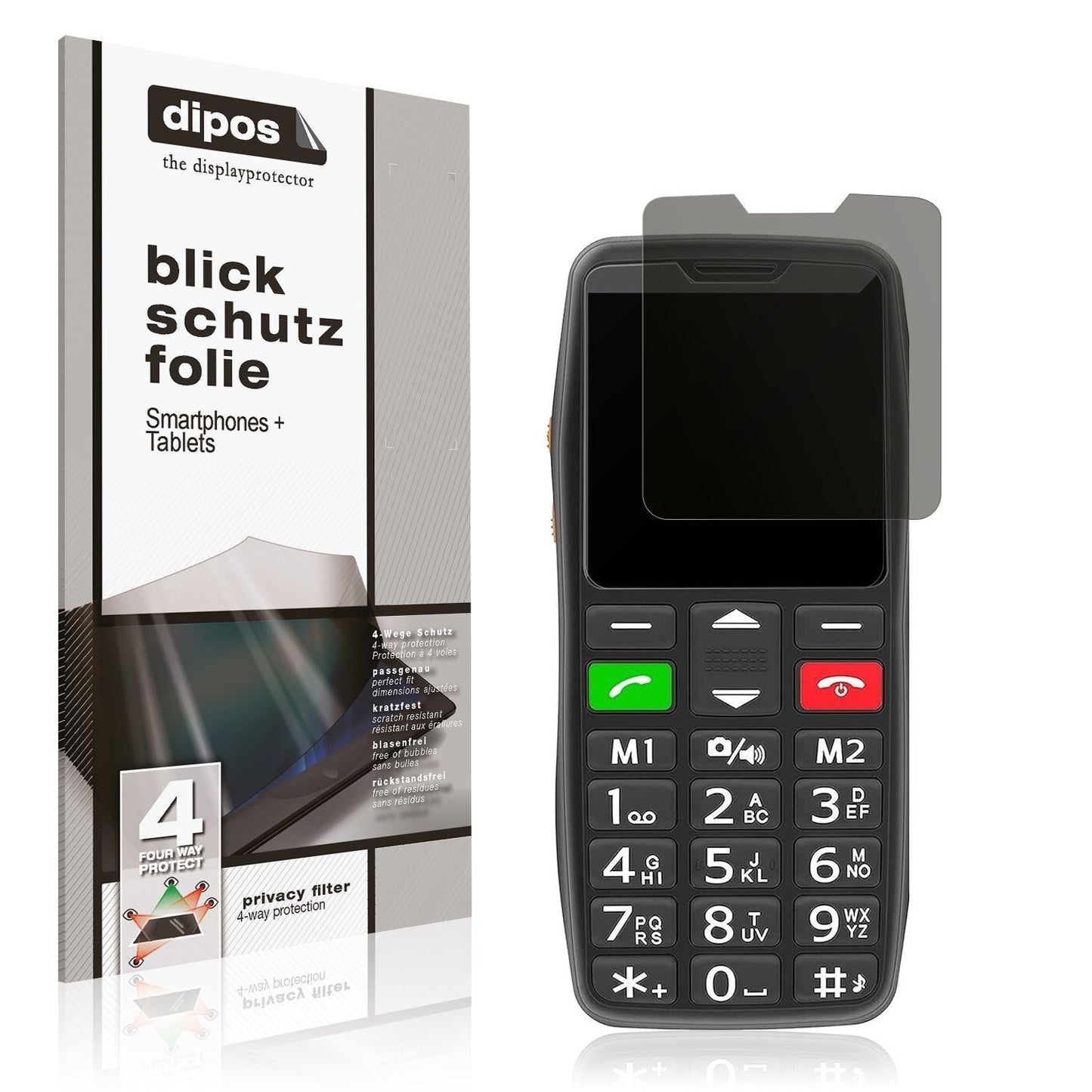Blickschutzfolie für Tokvia T102 matt Schutzfolie  (1)