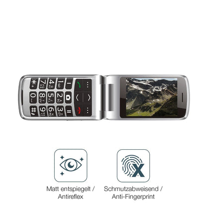 2x 9H Schutzfolie matt für Bea-fon SL646 Panzerfol (5)