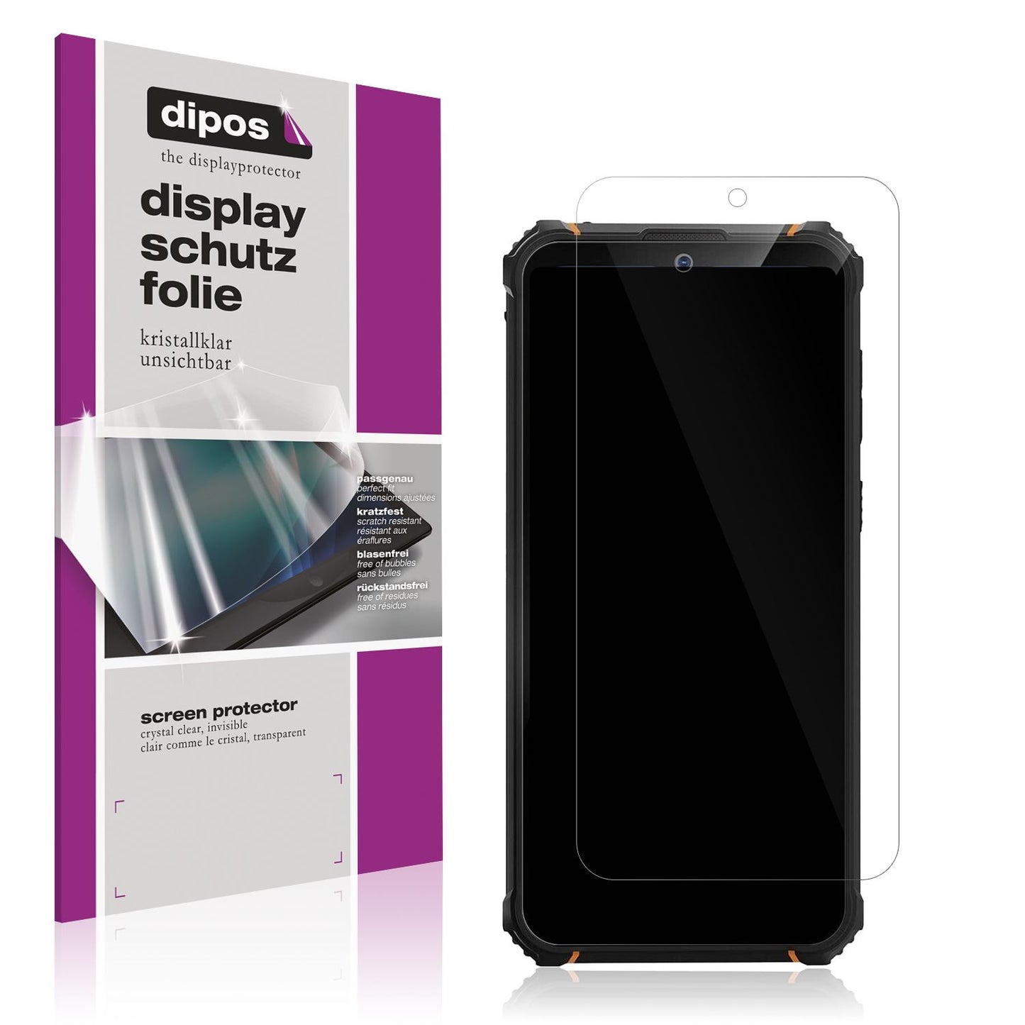 4x Schutzfolie klar für Hotwav W10 Pro Display-Sch (1)
