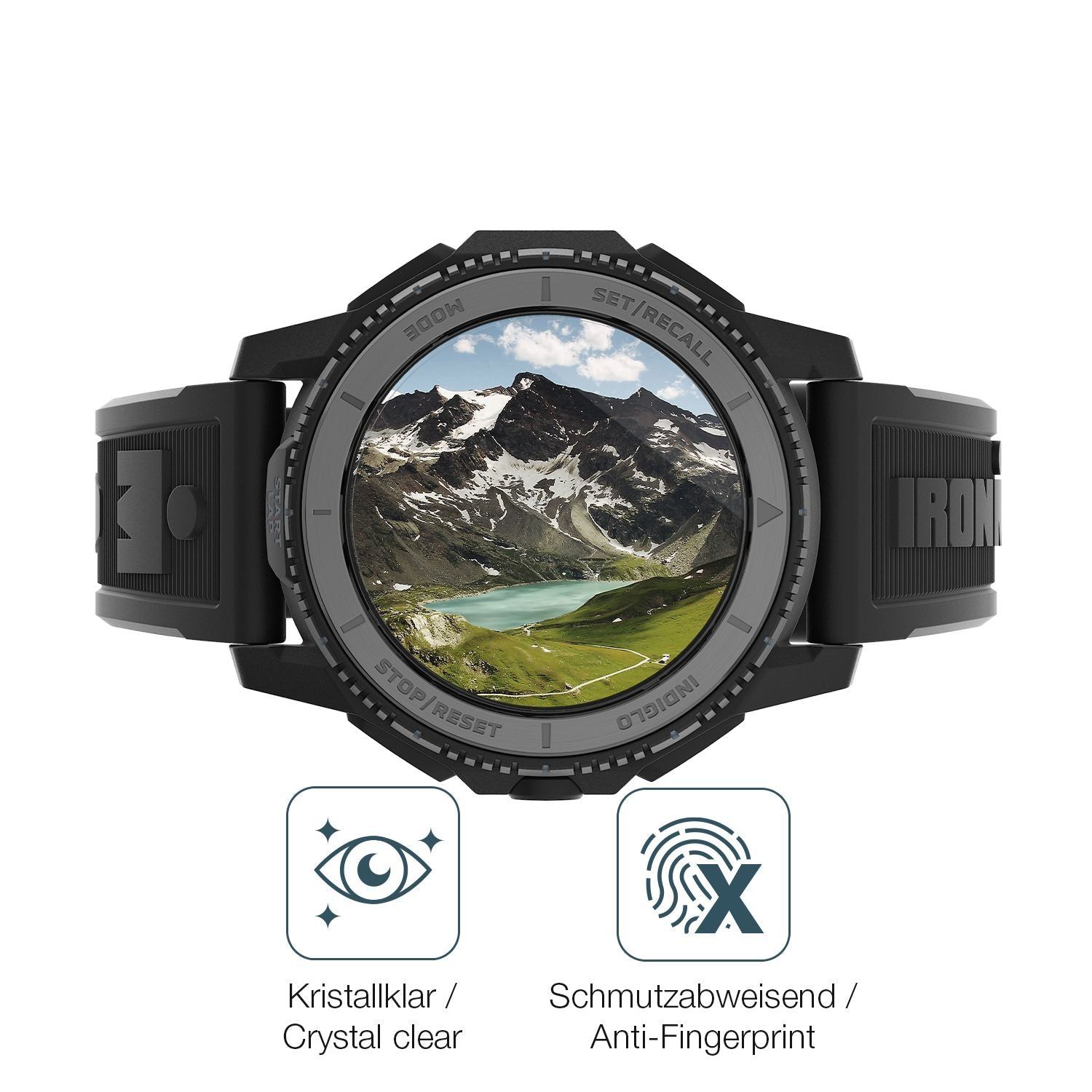 6x Schutzfolie klar für Timex Ironman Adrenaline T (4)