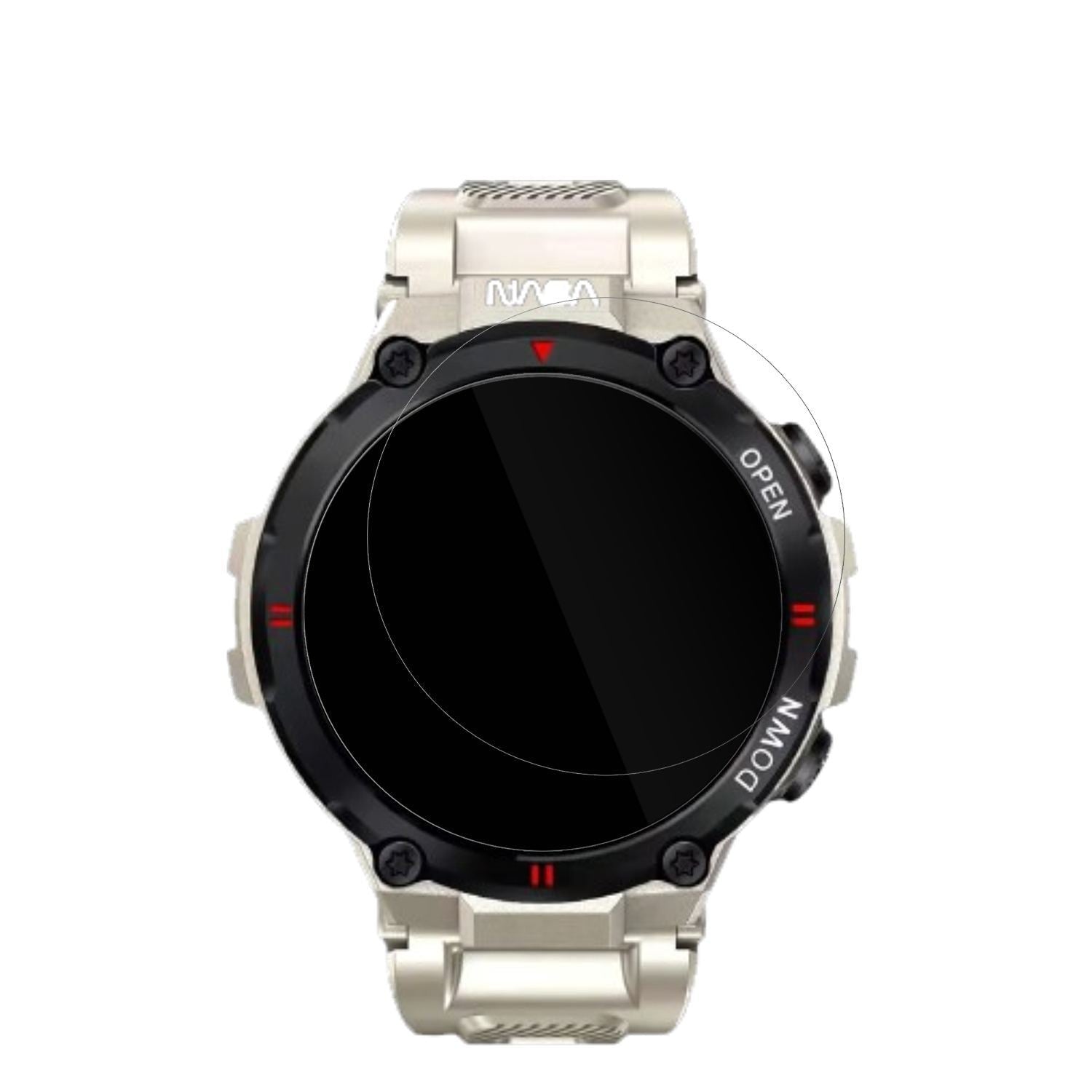 6x Schutzfolie klar für Nasa BNA30119-003 (45.5 mm (2)