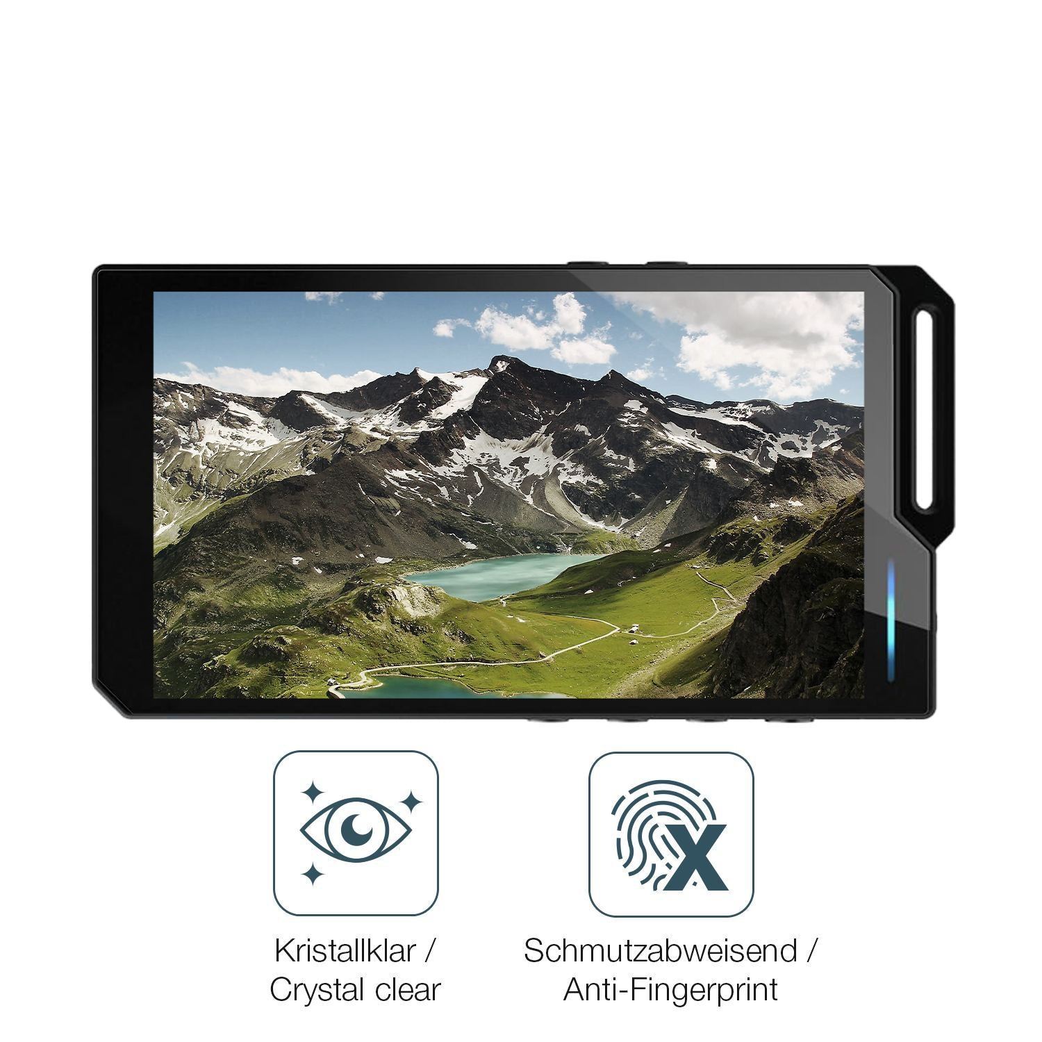 4x Schutzfolie klar für HiBy R4 Display-Schutzfoli (4)