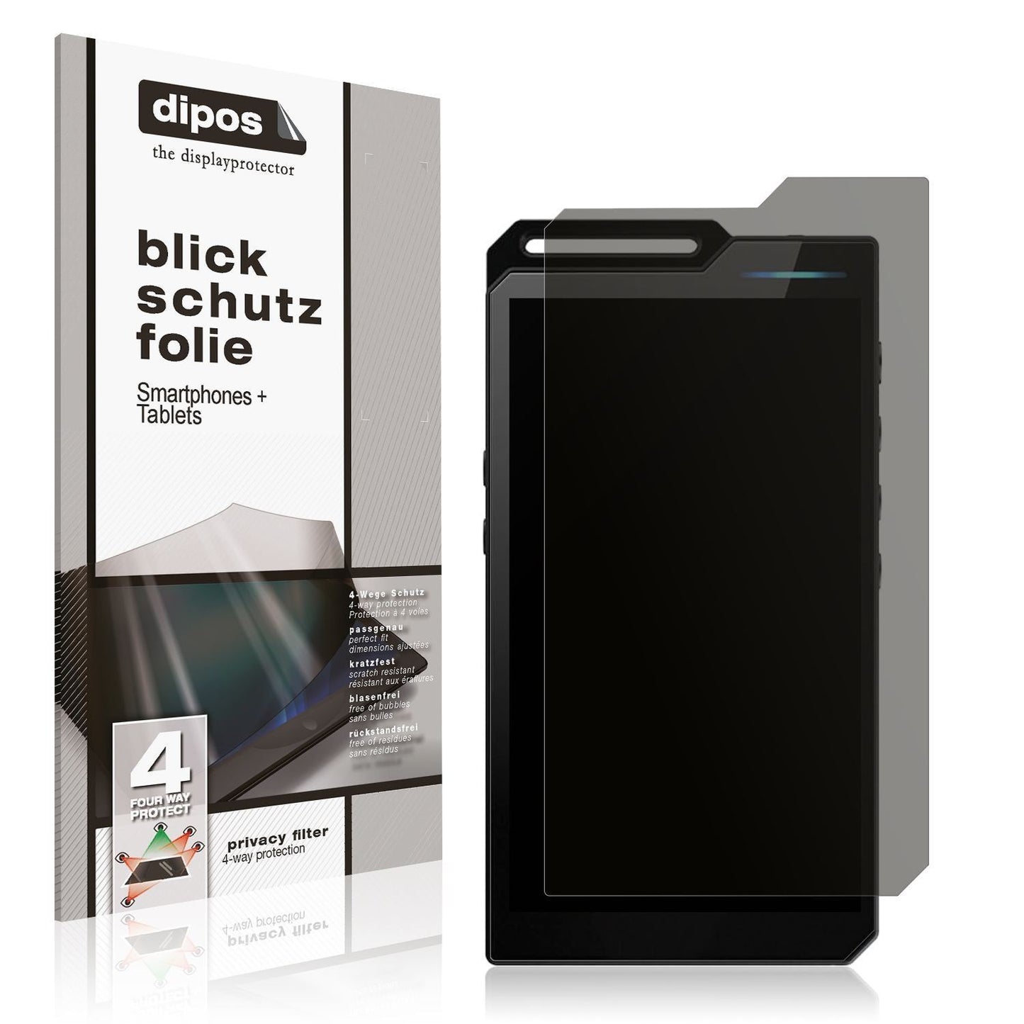 Blickschutzfolie für HiBy R4 matt Schutzfolie Priv (1)