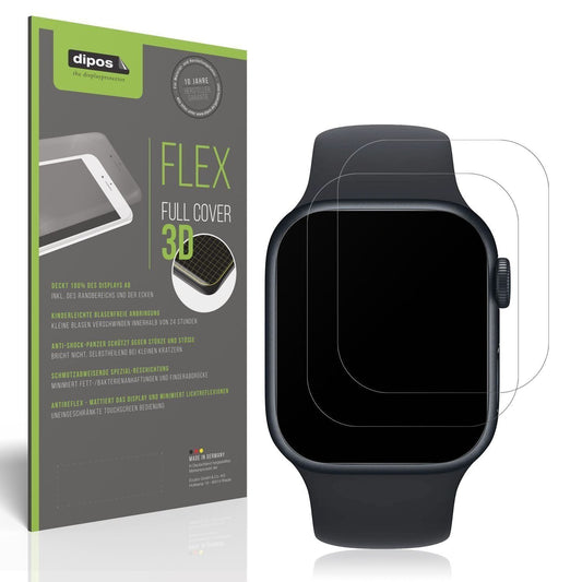 2x Full Cover Schutzfolie matt für Apple Watch Ser (1)