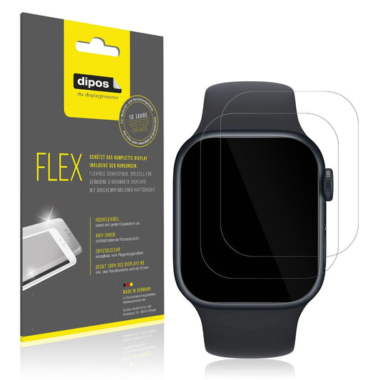 2x 3D Full Cover Schutzfolie für Apple Watch Serie (1)