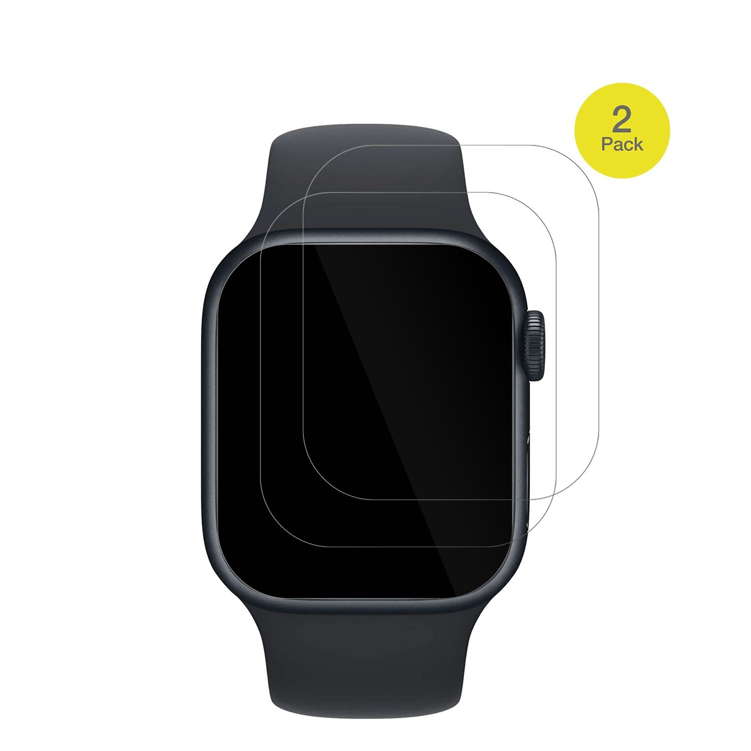 2x 3D Full Cover Schutzfolie für Apple Watch Serie (2)