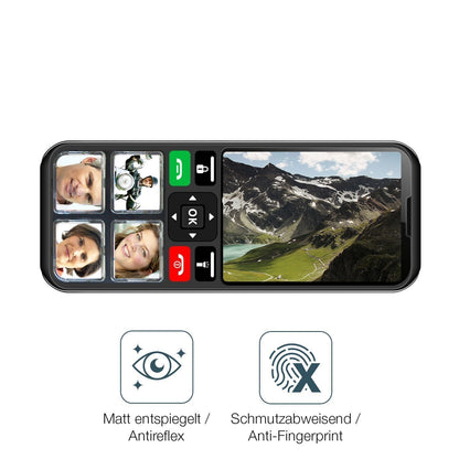 4x Schutzfolie matt für Geemarc CL8000 Display-Sch (4)