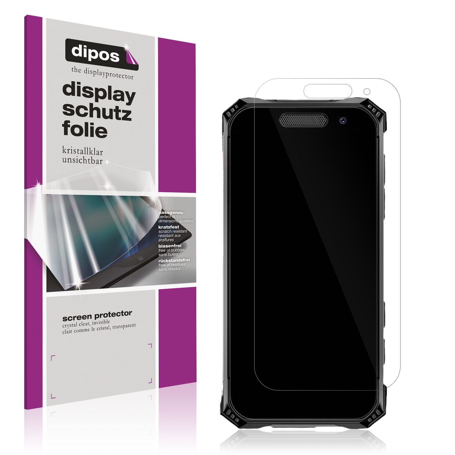 4x Schutzfolie klar für Soyes S10 Max Display-Schu (1)