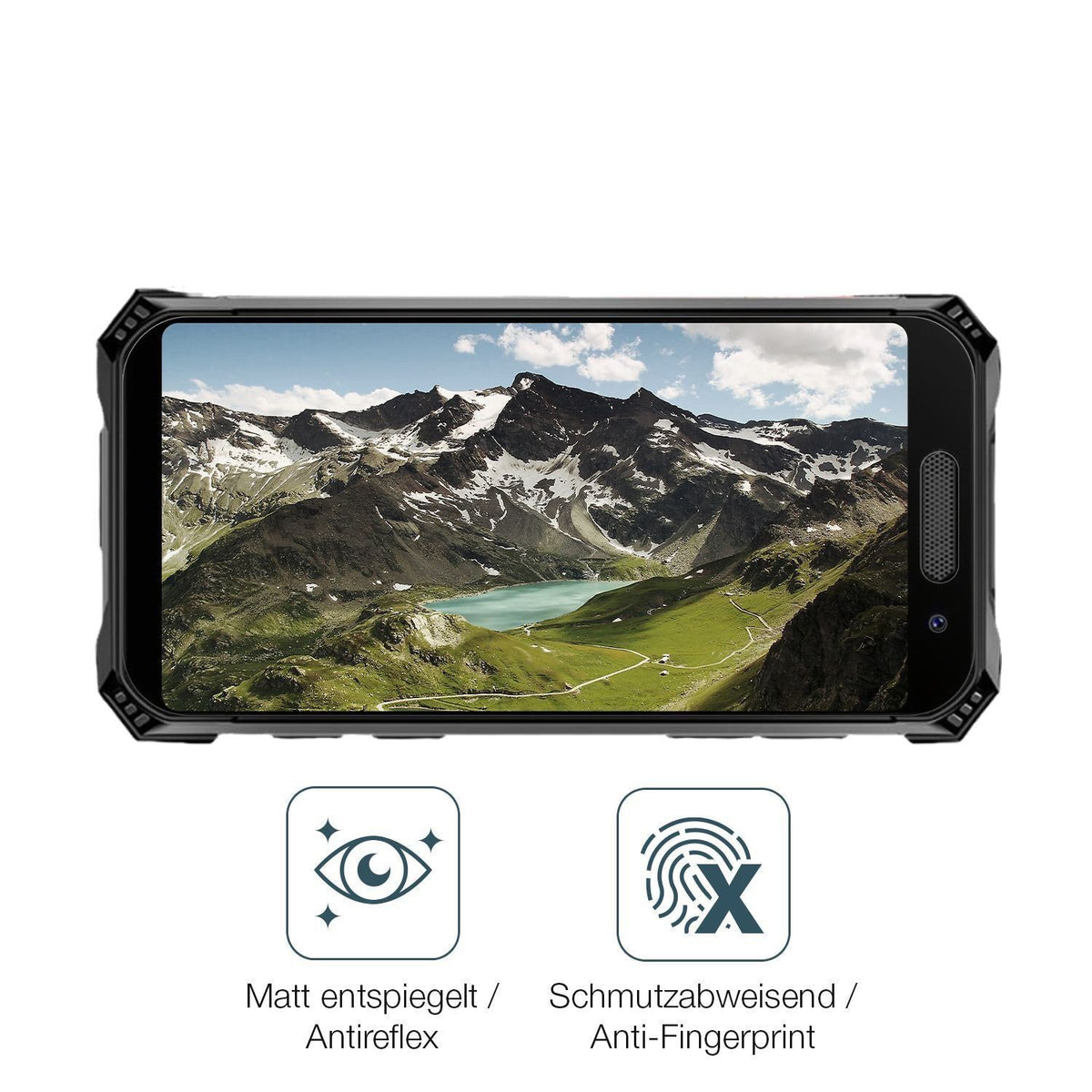 4x Schutzfolie matt für Soyes S10 Max Display-Schu (4)