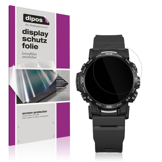 6x Schutzfolie klar für Casio PRW-35Y-1B Display-S (1)