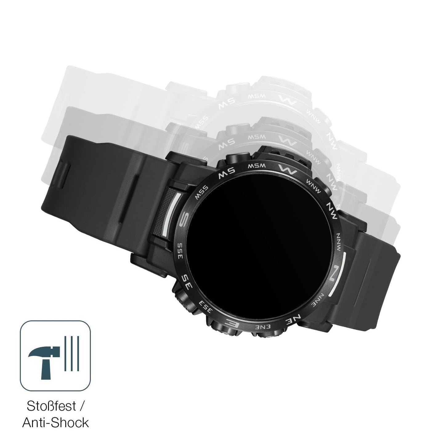 2x 9H Schutzfolie matt für Casio PRW-35Y-1B Panzer (4)