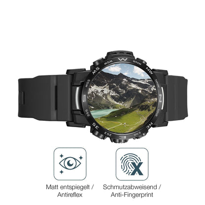 2x 9H Schutzfolie matt für Casio PRW-35Y-1B Panzer (5)