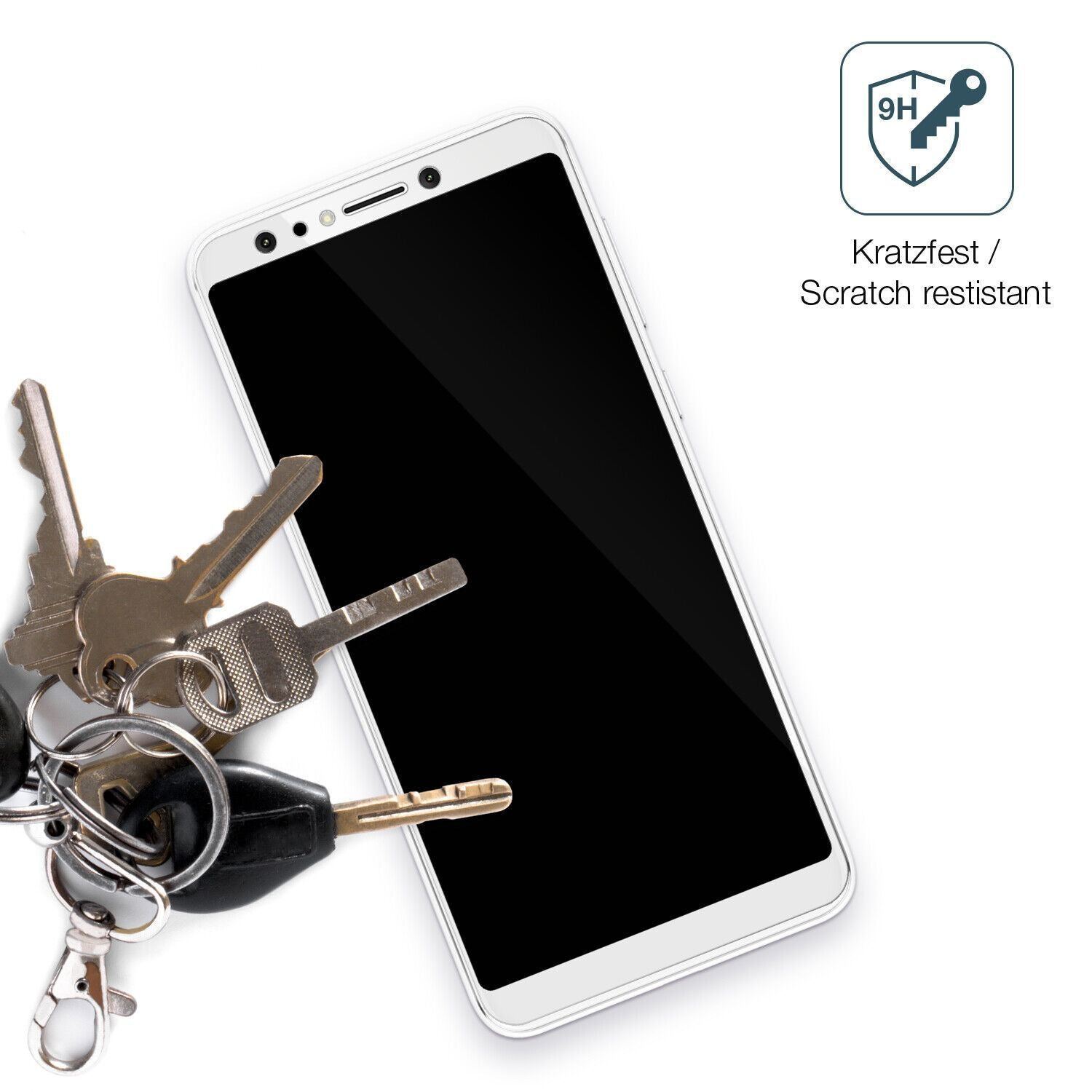 1x 9H Schutzfolie für Asus Zenfone 5 Selfie Pro Pa (3)