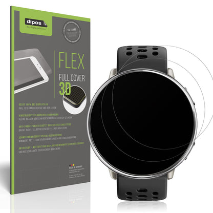 2x Full Cover Schutzfolie matt für Amazfit Active  (1)