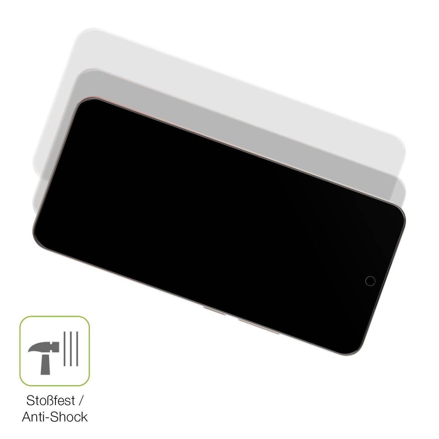 2x Full Cover Schutzfolie matt für Oppo Reno 12 Pr (4)