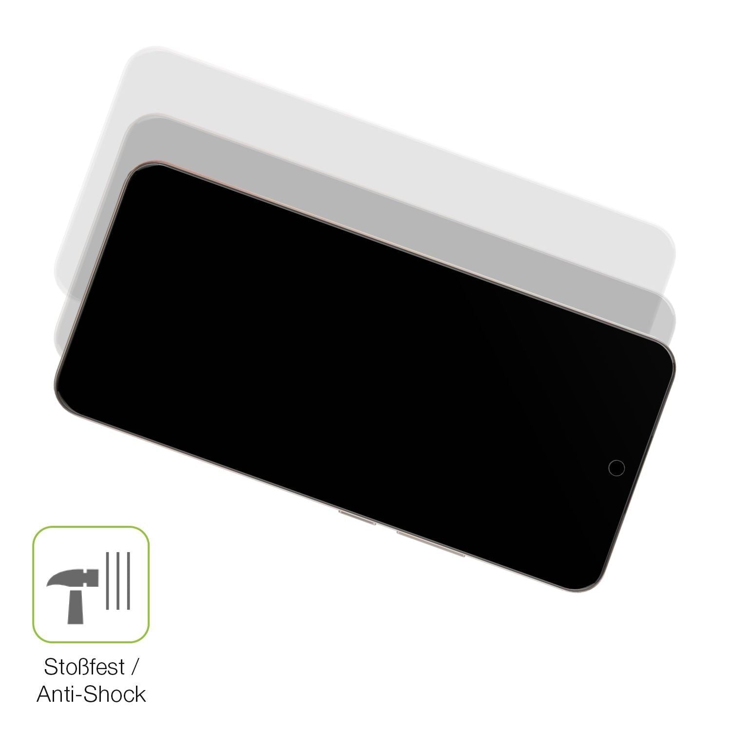 2x Full Cover Schutzfolie matt für Oppo Reno 12 Pr (4)