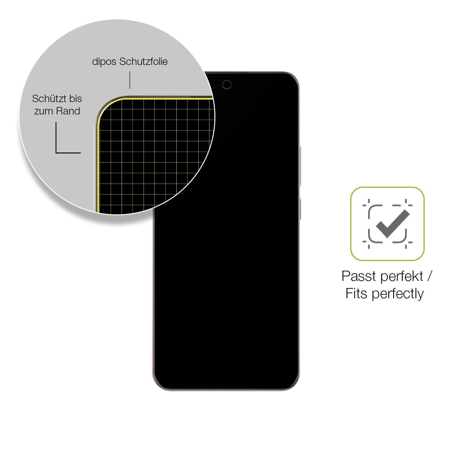 2x Full Cover Schutzfolie matt für Oppo Reno 12 Pr (6)