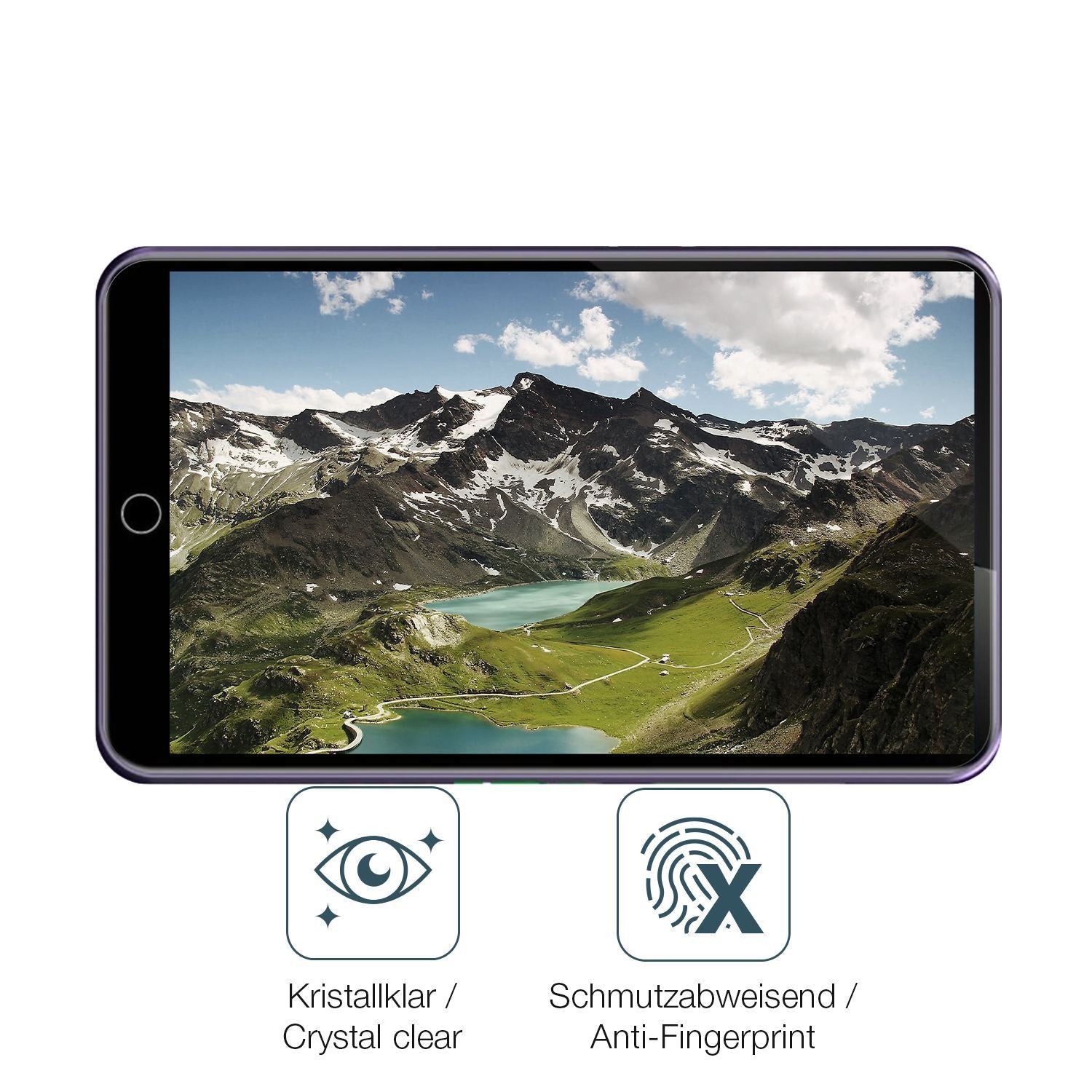 4x Schutzfolie klar für Fanvace M32 MP3-Player Dis (4)