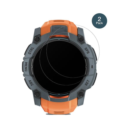 2x 9H Schutzfolie matt für Garmin Instinct 3 AMOLE (2)