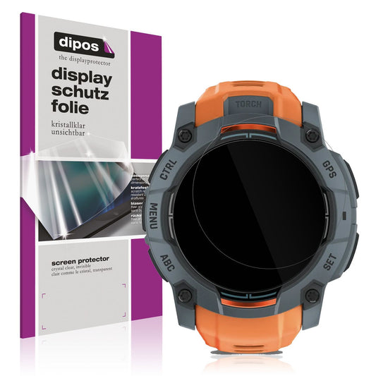 6x Schutzfolie klar für Garmin Instinct 3 Solar (5 (1)