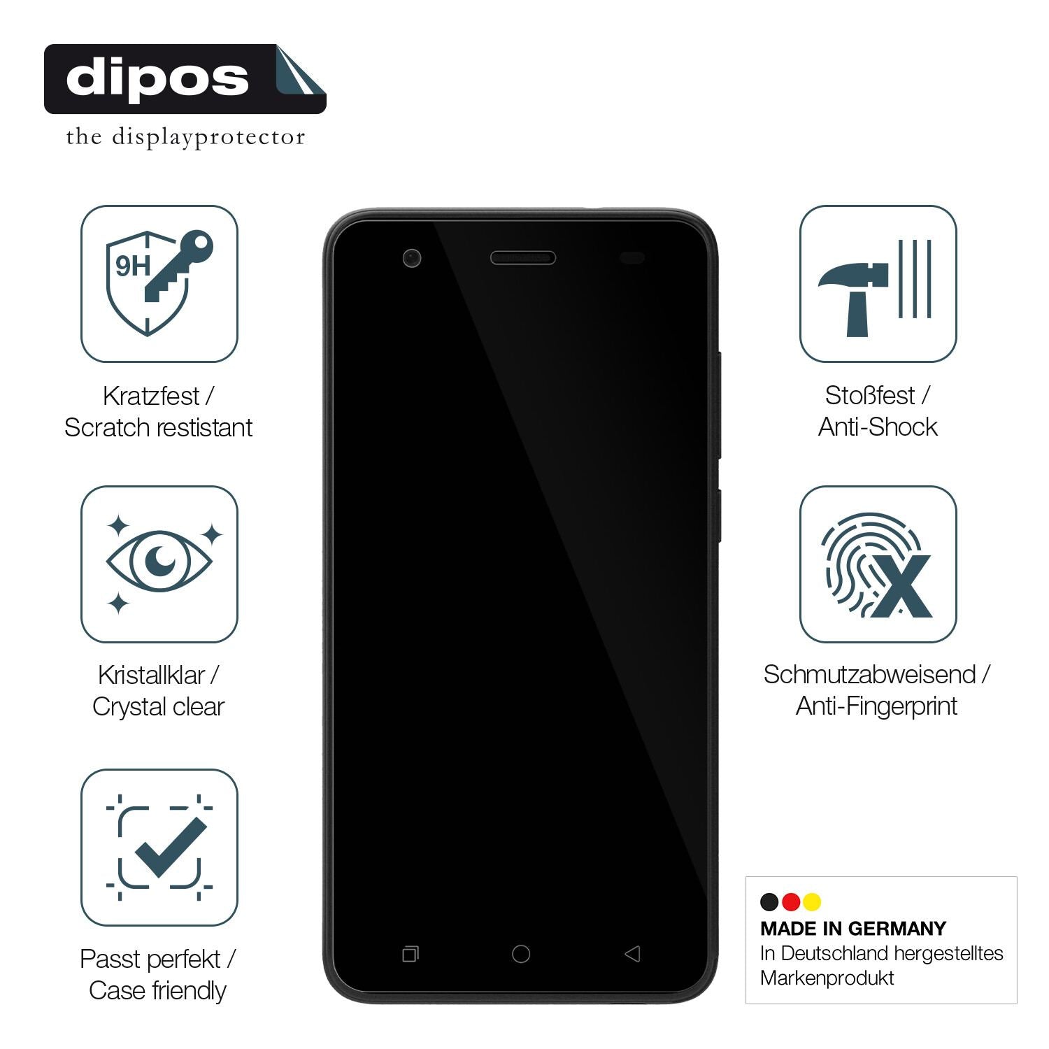 2x 9H Schutzfolie für Coolpad Legacy GO Panzerfoli (7)