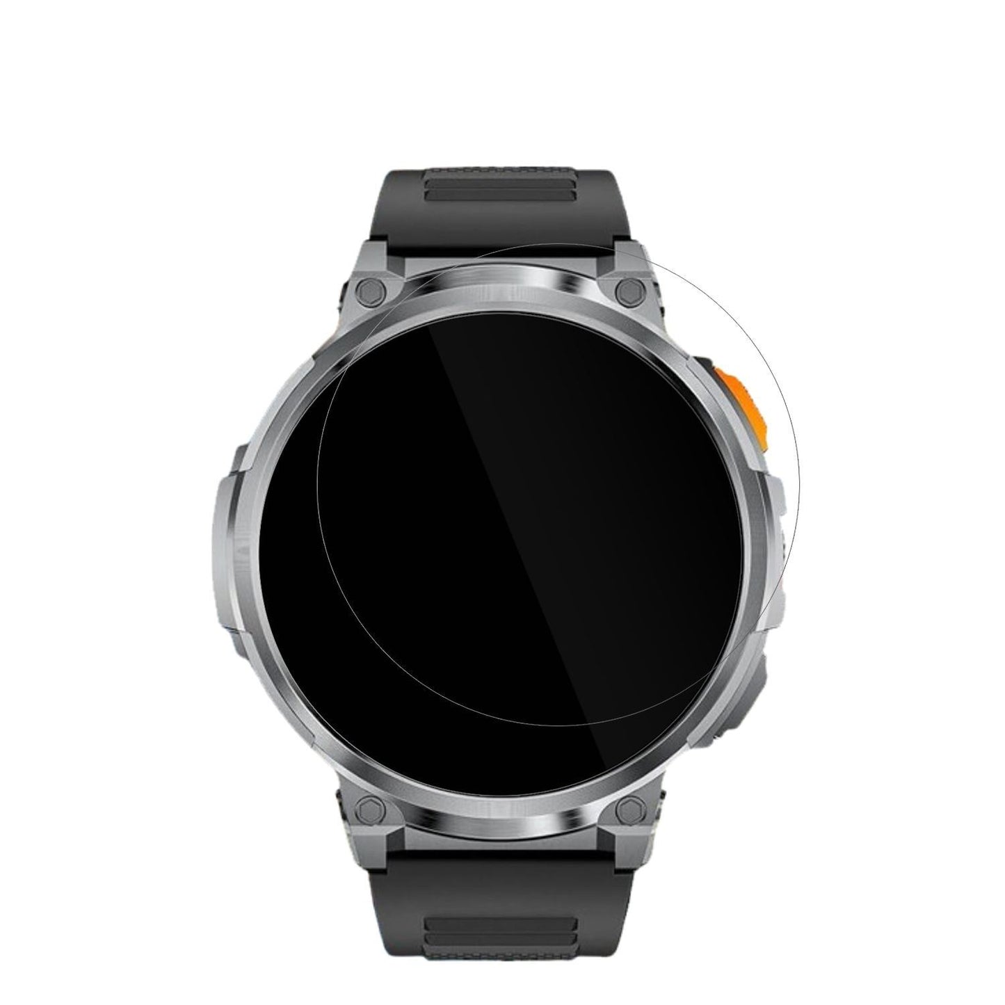 6x Schutzfolie klar für FOXBOX FV6 Smartwatch 1.85 (2)