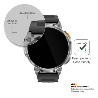 2x 9H Schutzfolie für FOXBOX FV6 Smartwatch 1.85 Z (6)