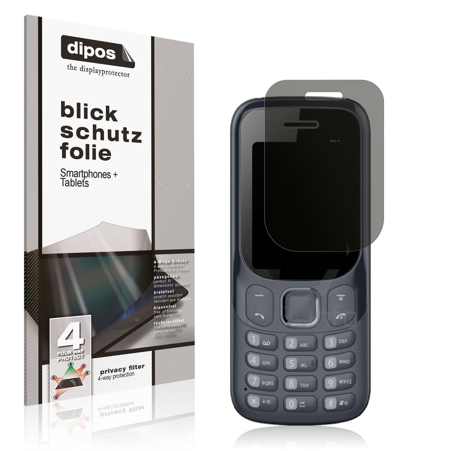 Blickschutzfolie für Benco P12 matt Schutzfolie Pr (1)