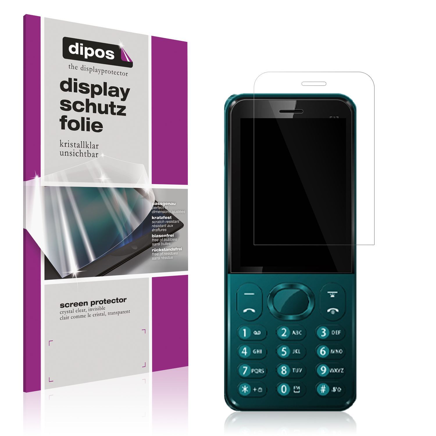 4x Schutzfolie klar für Benco P27 Display-Schutzfo (1)