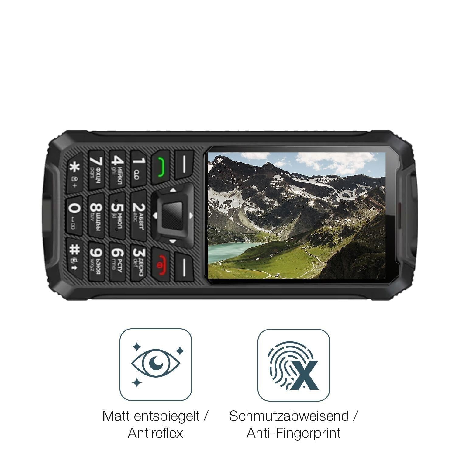 4x Schutzfolie matt für Sigma X-treme PR68 Type-C  (4)