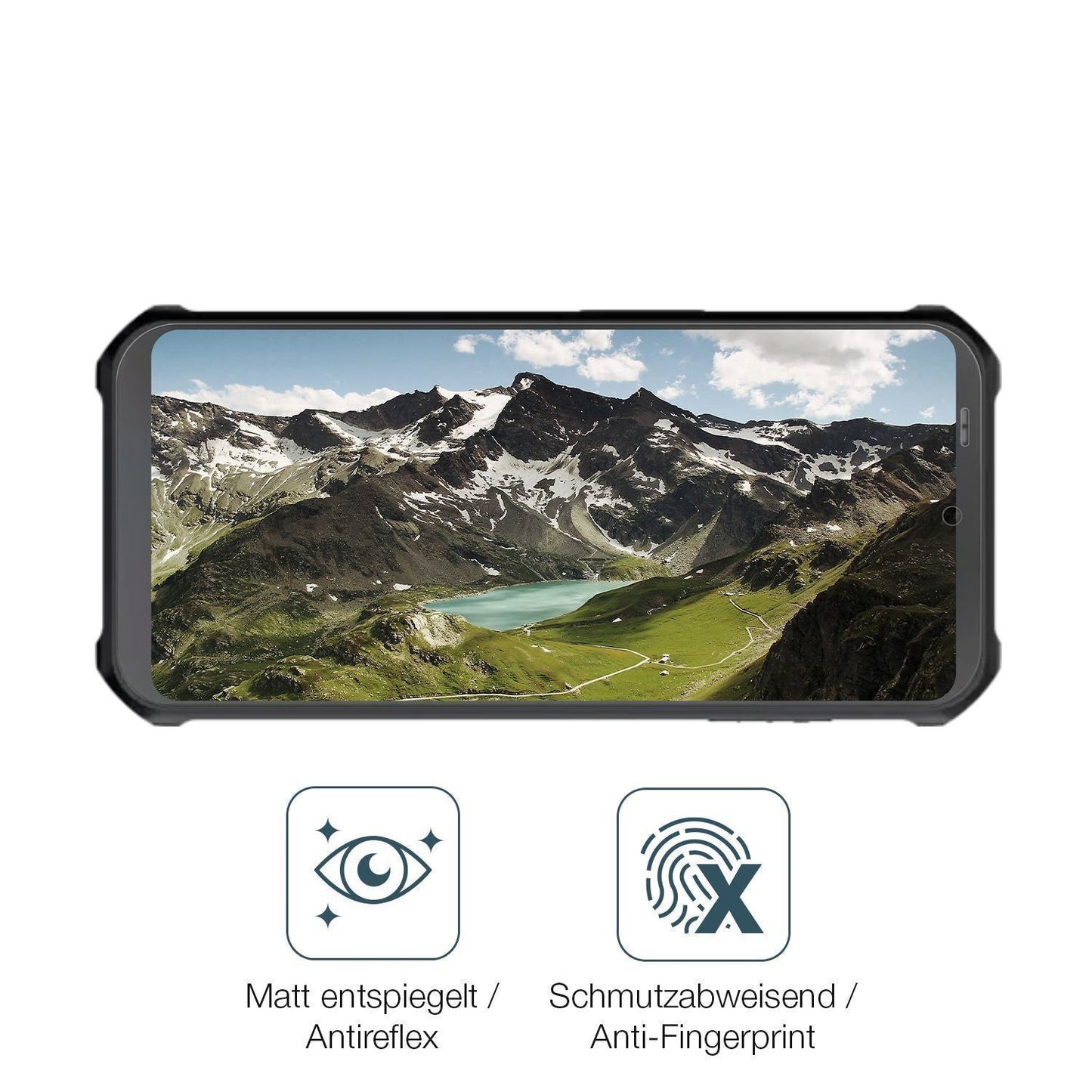 2x 9H Schutzfolie matt für Sonim XP400 Panzerfolie (5)