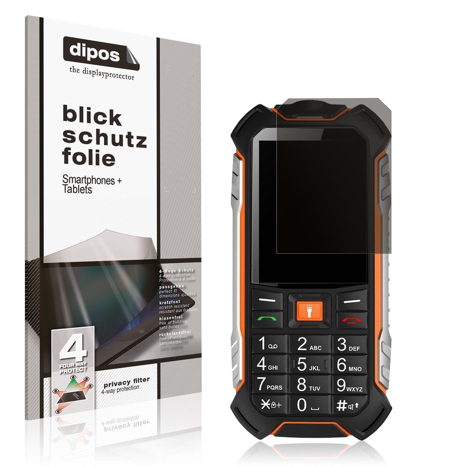 Blickschutzfolie für Hammer Boost 2 LTE matt Schut (1)