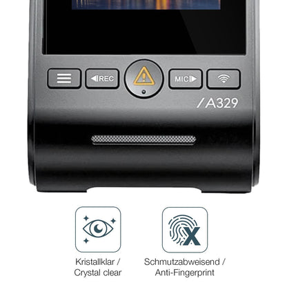 4x Schutzfolie klar für VIOFO A329 2CH Dashcam Dis (4)