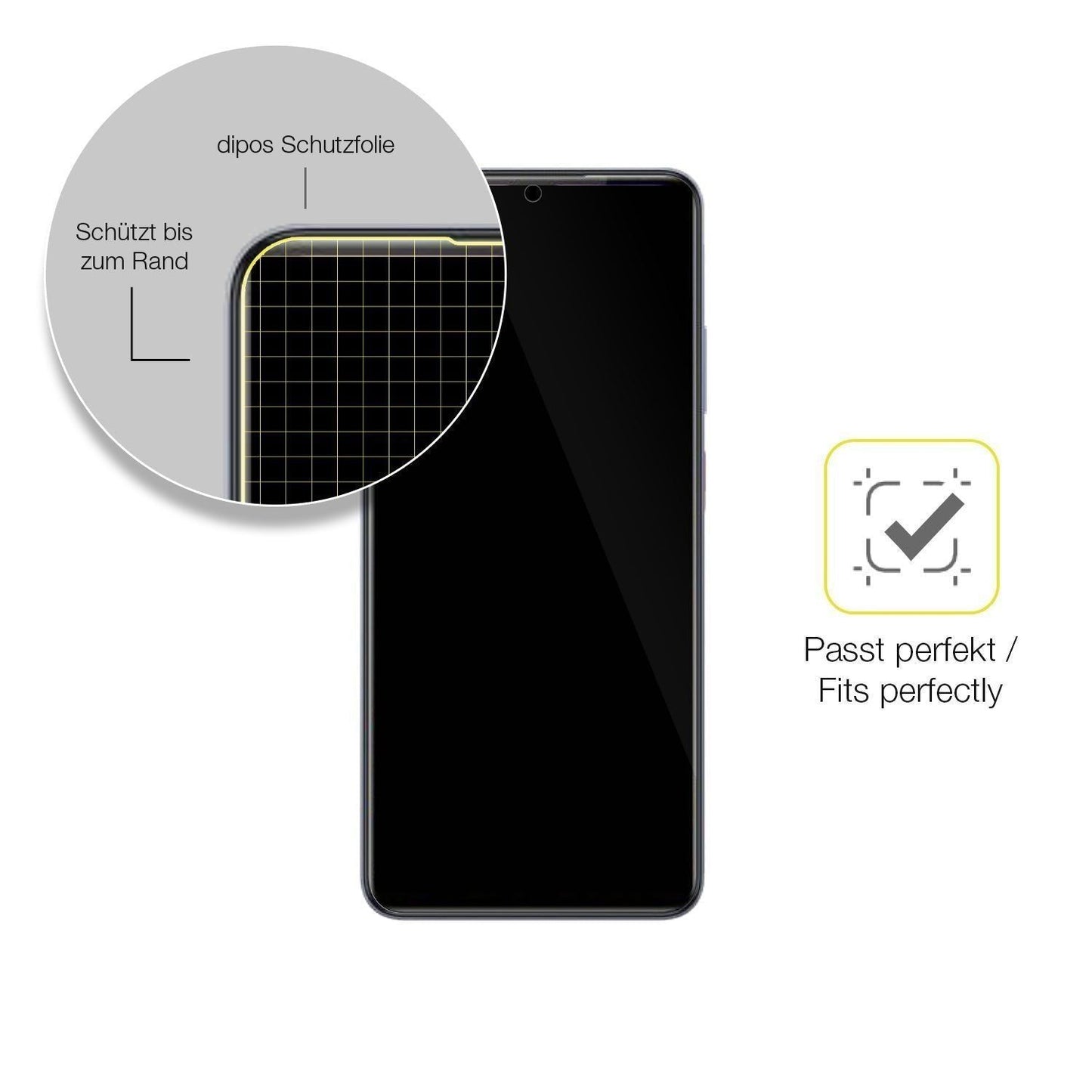 2x 3D Full Cover Schutzfolie für ZTE Blade V70 Max (6)