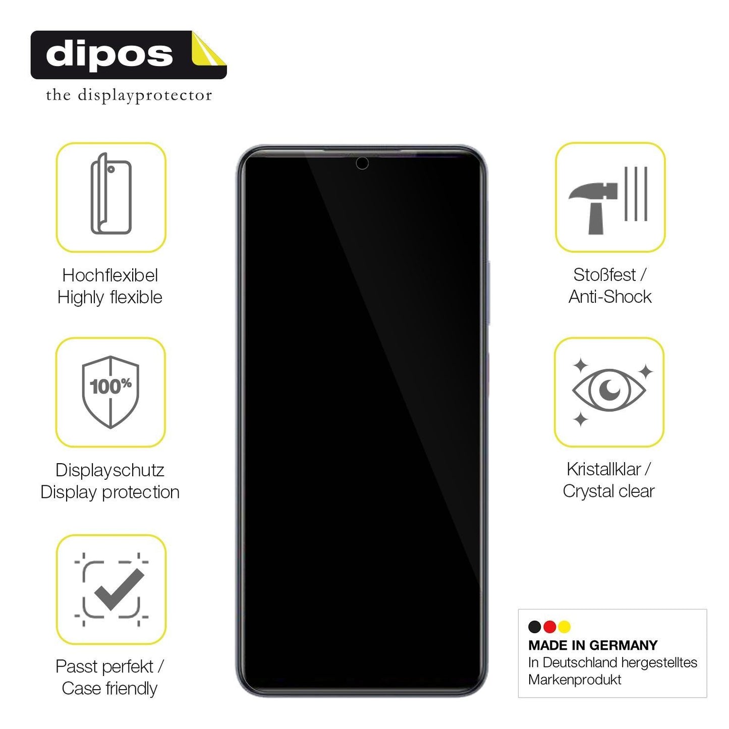 2x 3D Full Cover Schutzfolie für ZTE Blade V70 Max (7)