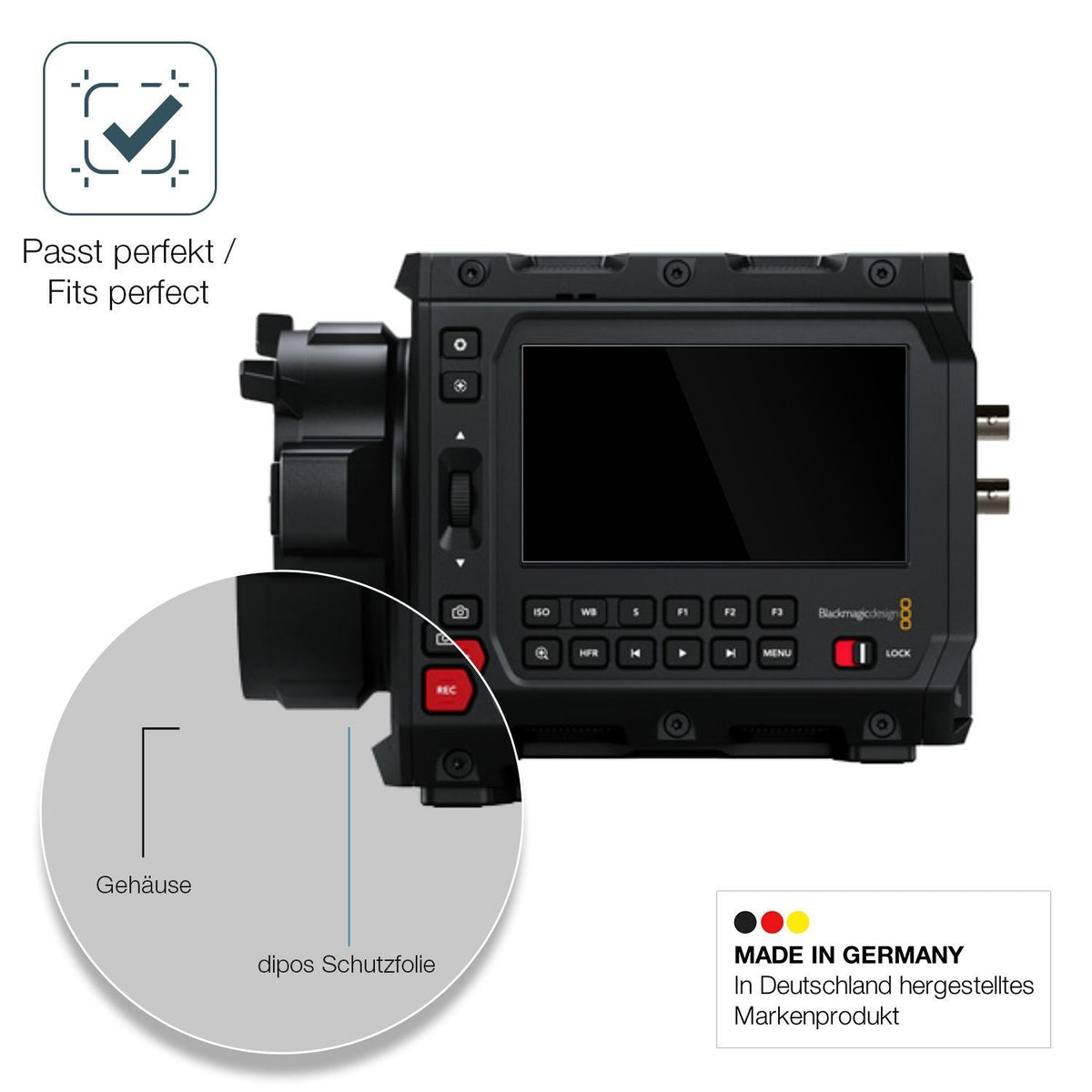 2x 9H Schutzfolie für Blackmagic Design Pyxis 6K P (6)