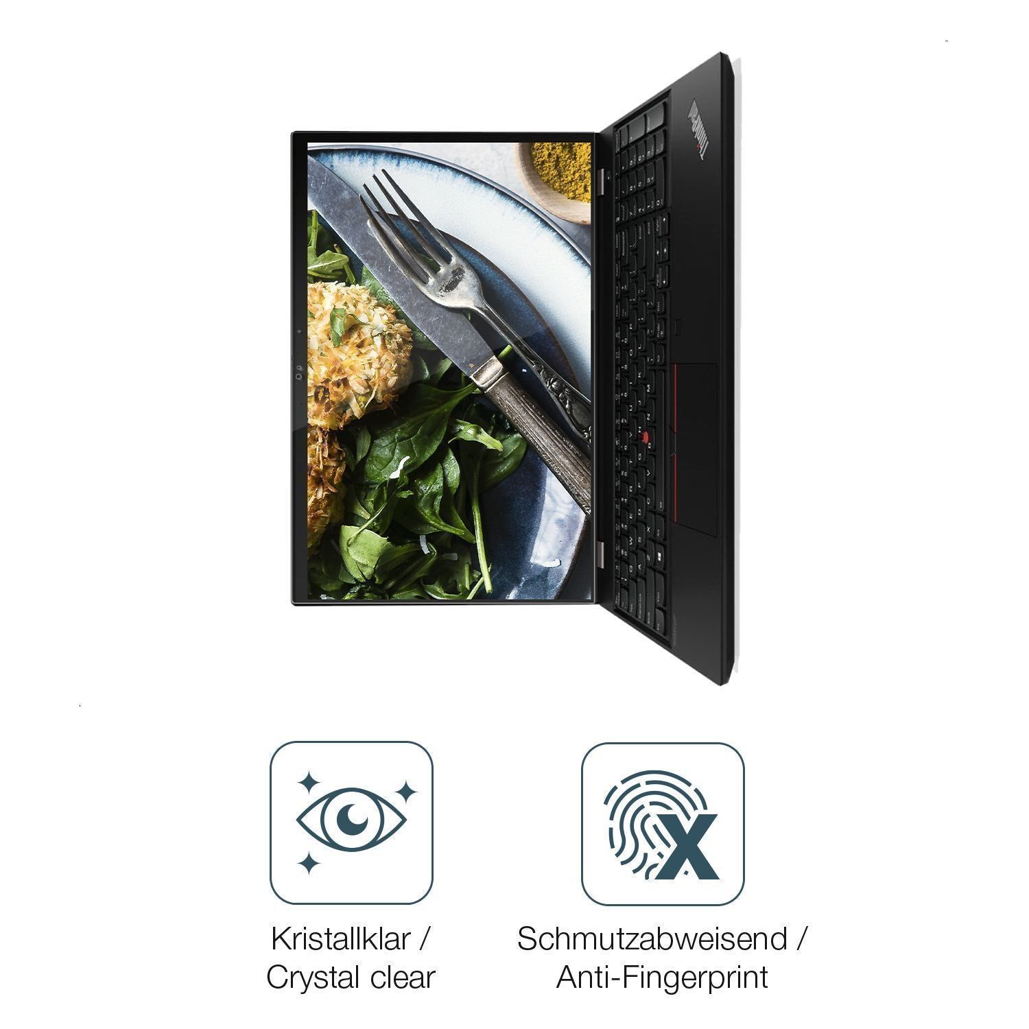 2x Schutzfolie klar für Lenovo Thinkpad T15 Displa (4)