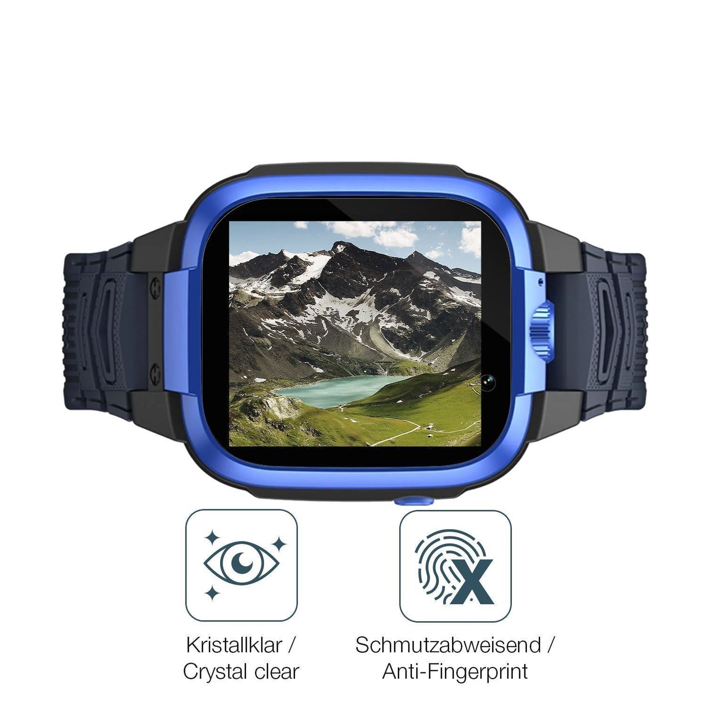6x Schutzfolie klar für Mibro Kids Z3 Display-Schu (4)