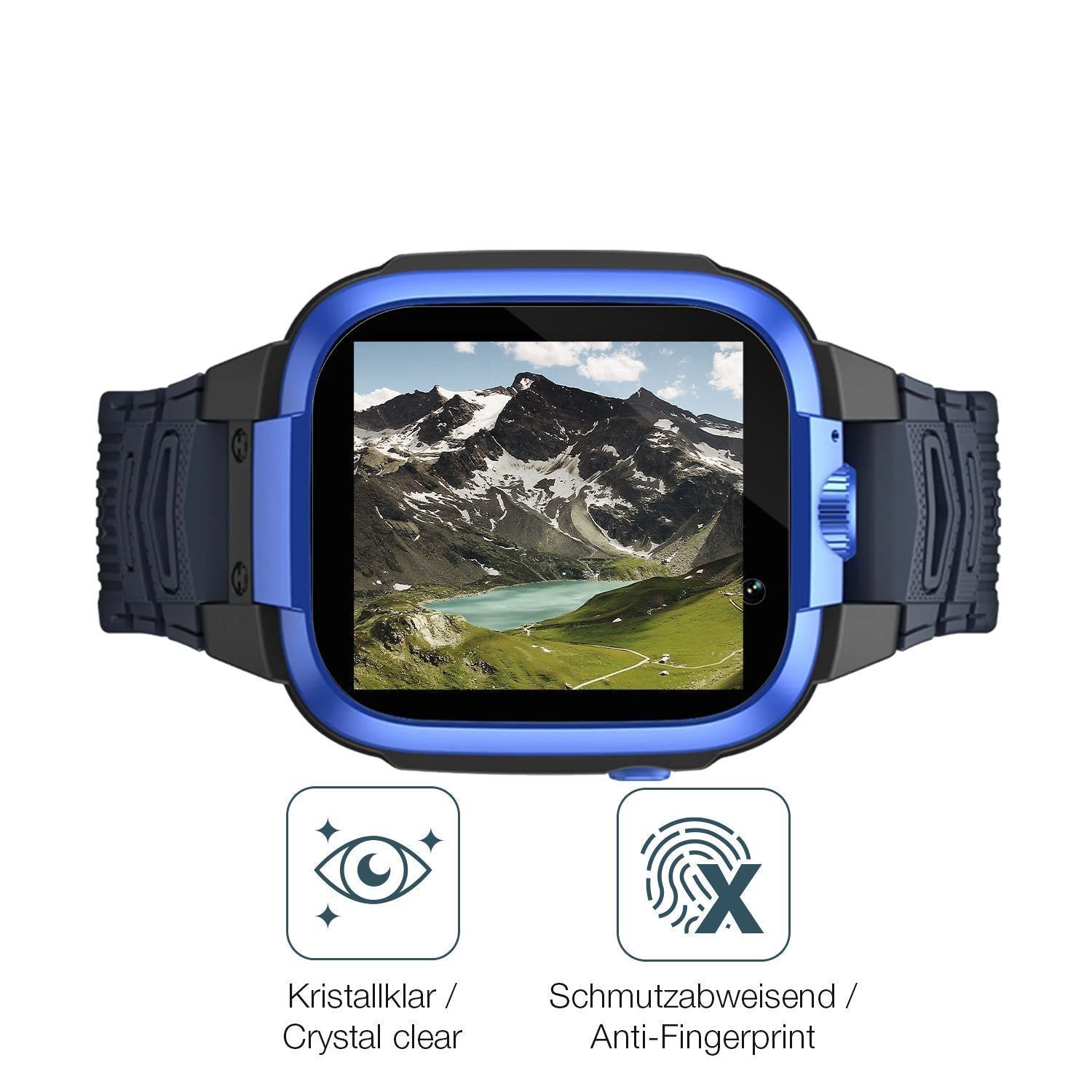 6x Schutzfolie klar für Mibro Kids Z3 Display-Schu (4)