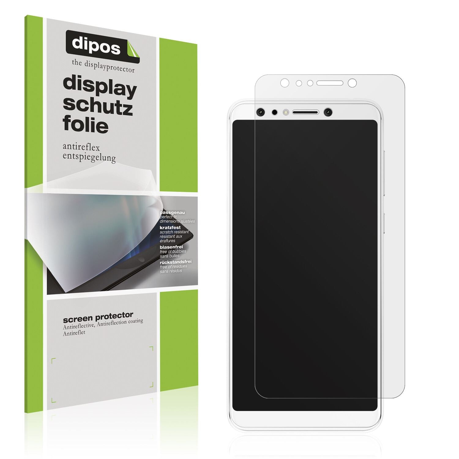 6x Schutzfolie matt für Asus Zenfone 5 Selfie Pro  (1)