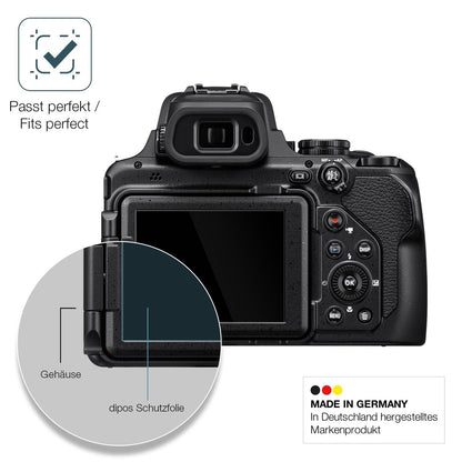 2x 9H Schutzfolie für Nikon Coolpix P1100 Panzerfo (6)