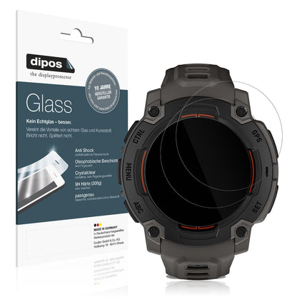 2x 9H Schutzfolie für Garmin Instinct E 40mm Panze (1)
