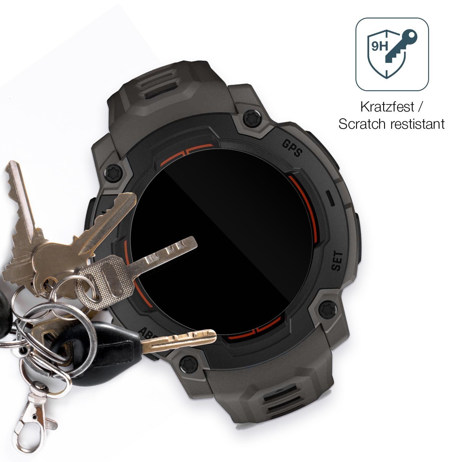 2x 9H Schutzfolie für Garmin Instinct E 40mm Panze (3)
