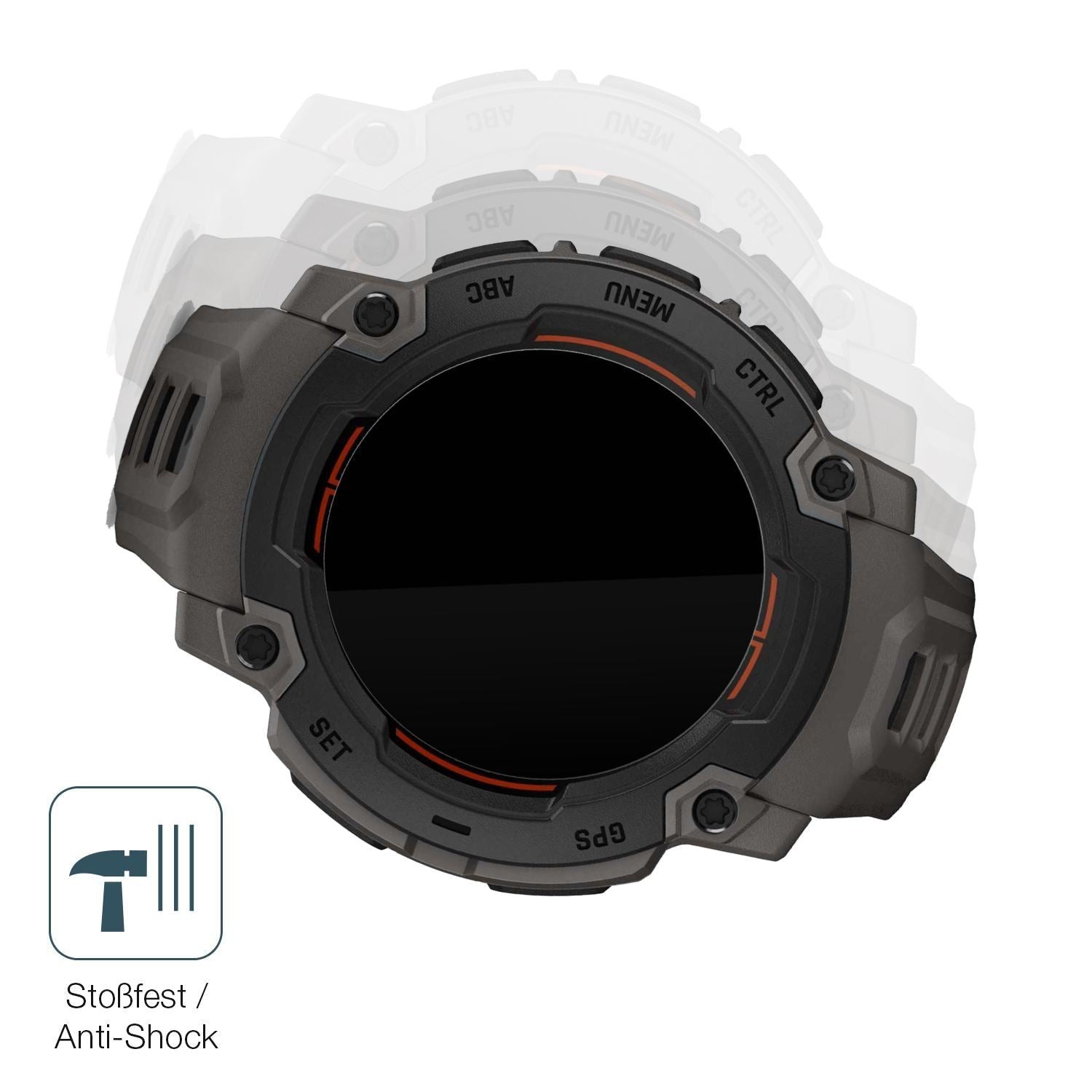 2x 9H Schutzfolie für Garmin Instinct E 40mm Panze (4)