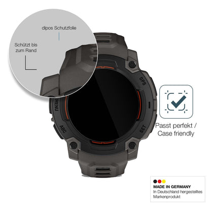 2x 9H Schutzfolie für Garmin Instinct E 40mm Panze (6)