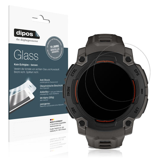 2x 9H Schutzfolie matt für Garmin Instinct E 40mm  (1)