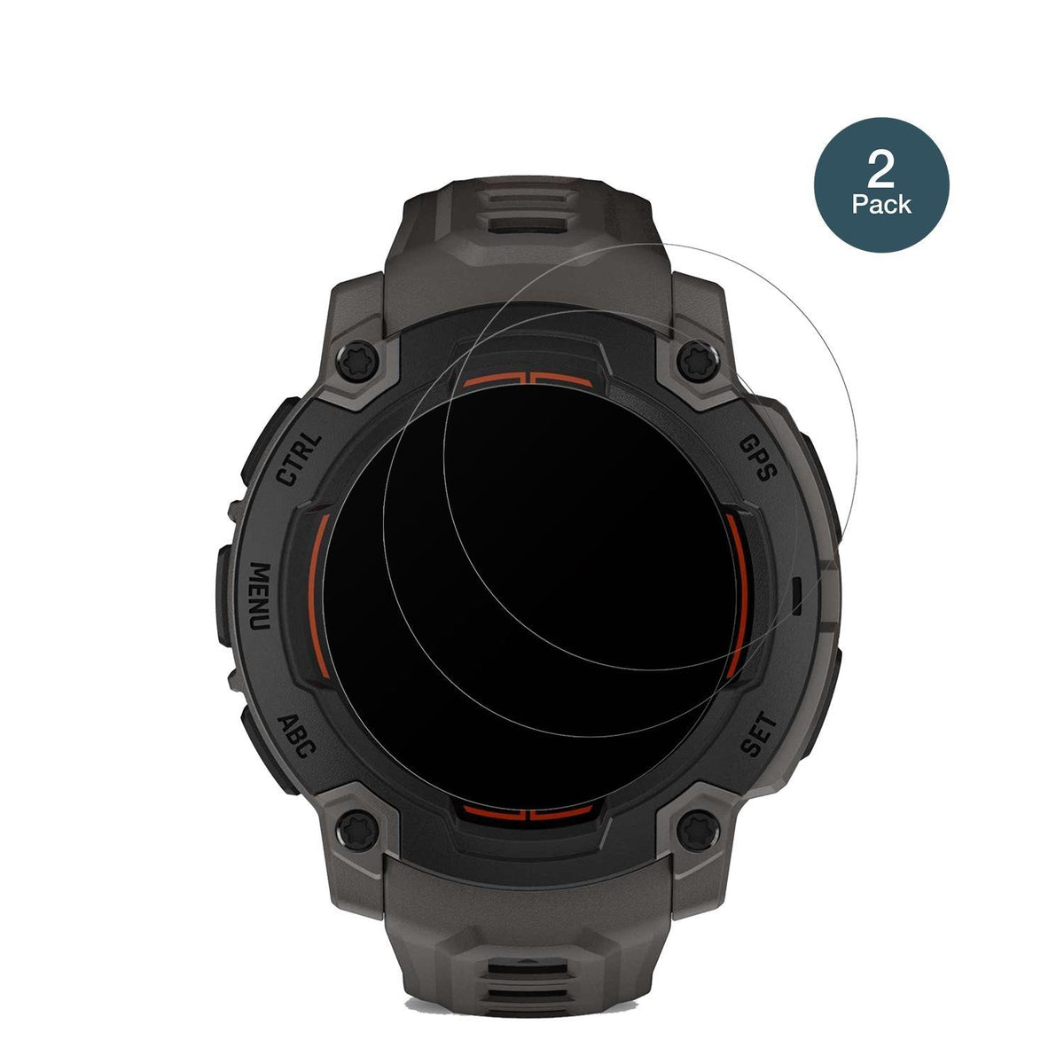 2x 9H Schutzfolie matt für Garmin Instinct E 40mm  (2)