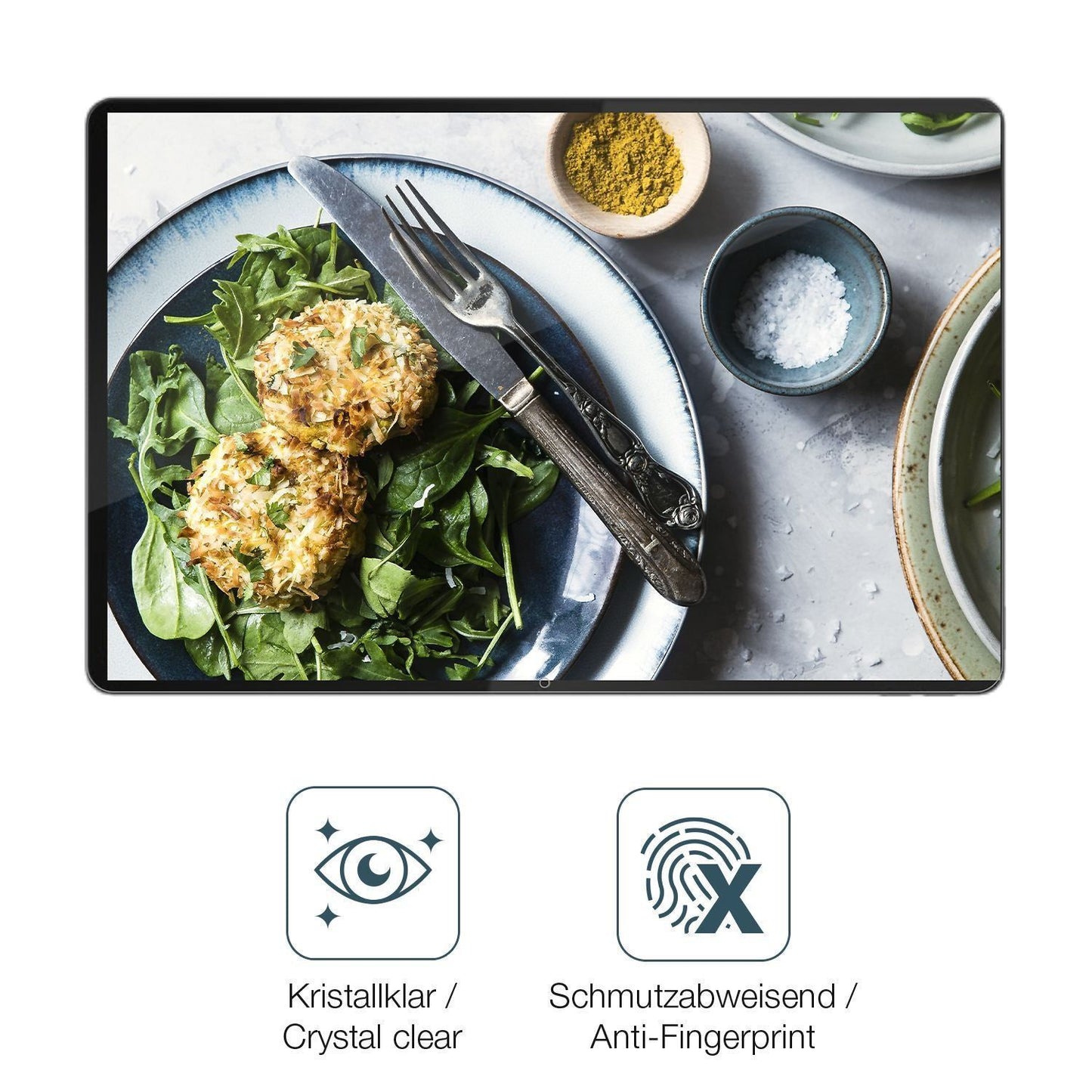2x Schutzfolie klar für Lenovo Idea Tab Pro 12.7 Z (4)